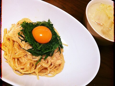 ❤️濃厚*明太子クリームスパゲティ❤️